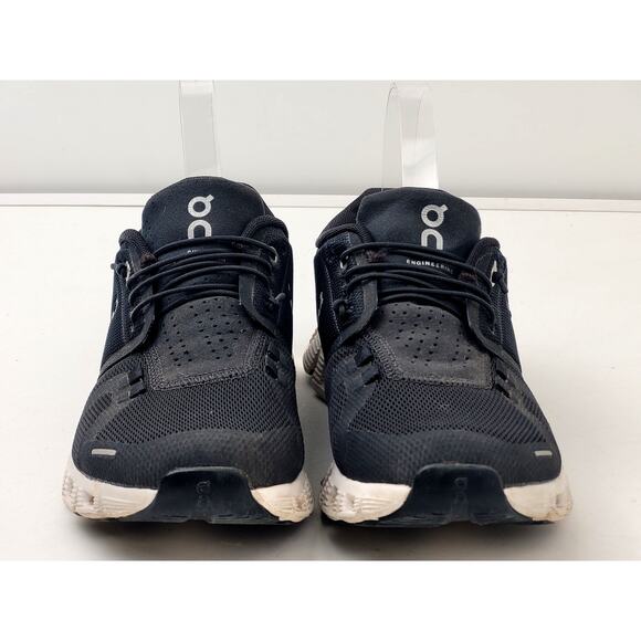 On Cloud 5 Black/Chalk Running Shoe Women's Sz 7.5 - Picture 2 of 9